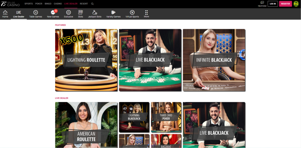 Borgata Live Casino Online