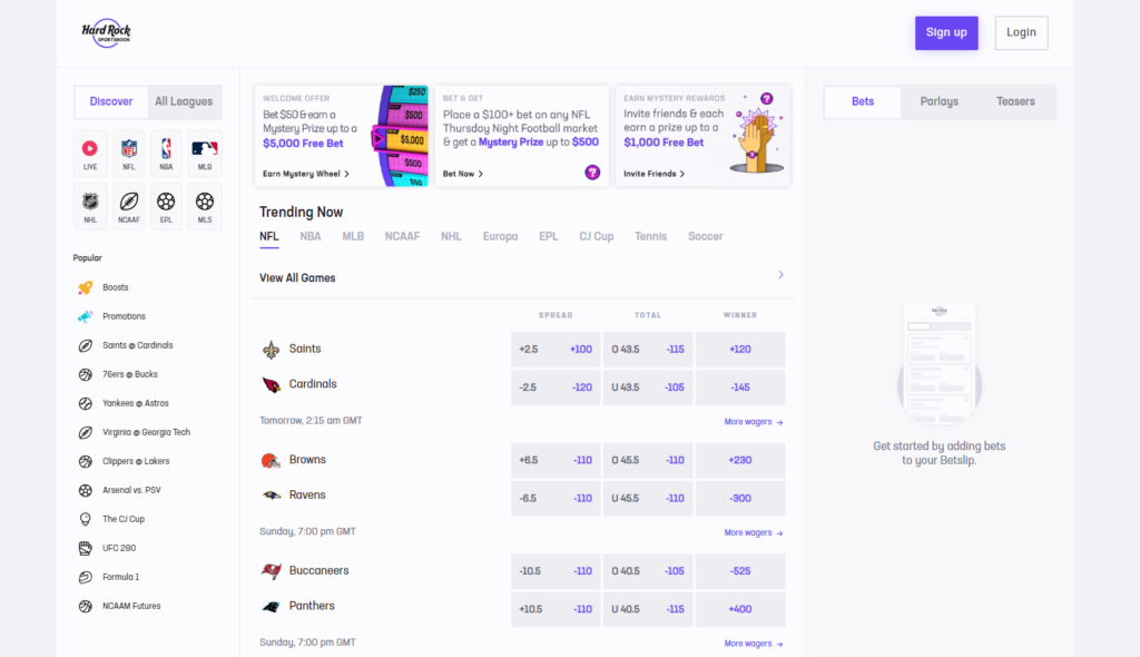 Hard Rock Sportsbook Review for NJ