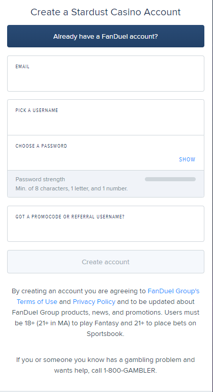 Stardust Referral Promo Code NJ