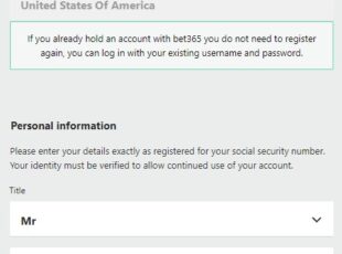 bet365 sign up form NJ