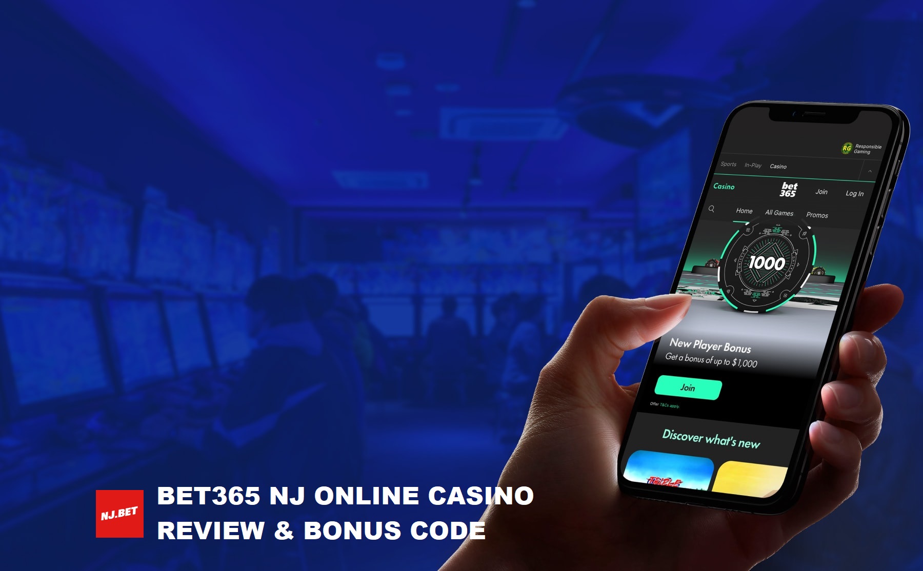 Bet365 New Jersey Casino Bonus Code - USB365