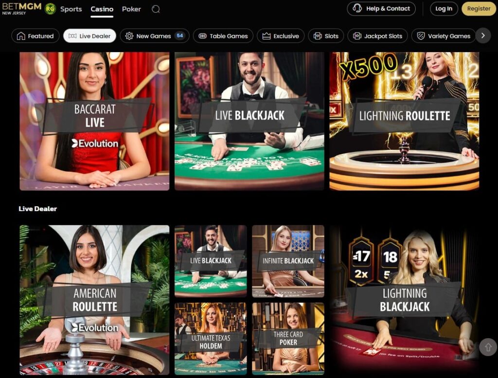 NJ Live Casinos Guide