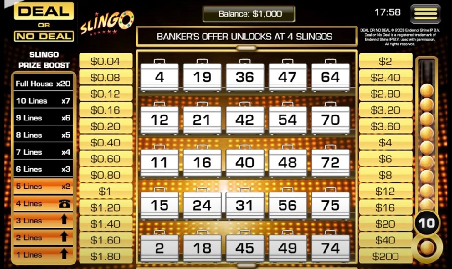 NJ Online Slingo Games