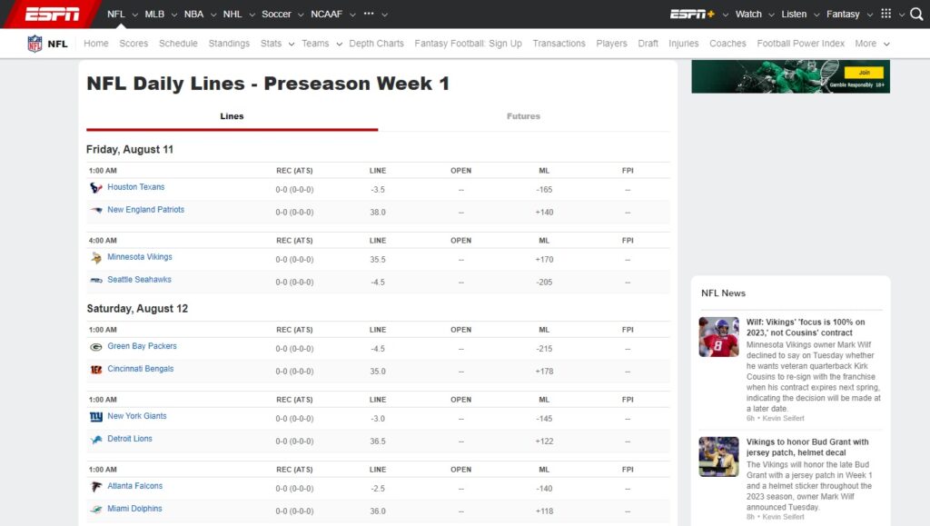 ESPN New Jersey Sportsbook Promos