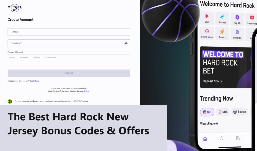 Hard Rock Bet New Jersey Bonus Code and Registration Page
