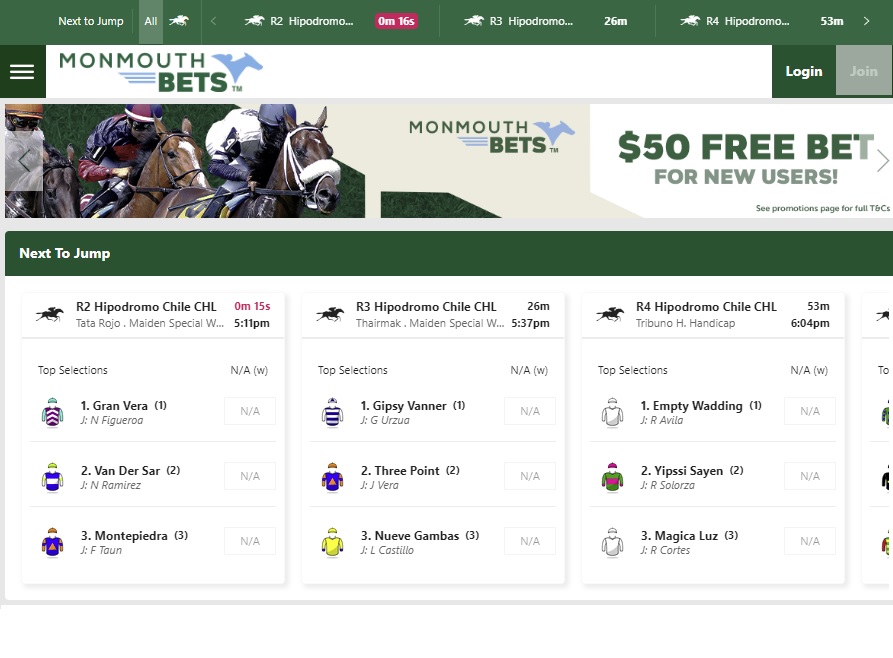 Monmouthbets Promo Code and Welcome Offer