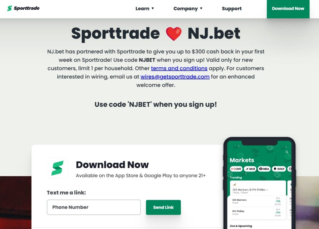 Sporttrade Referral Promo Code - Get $300 bonus.