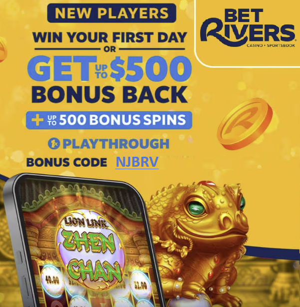 BetRivers NJ casino promo code