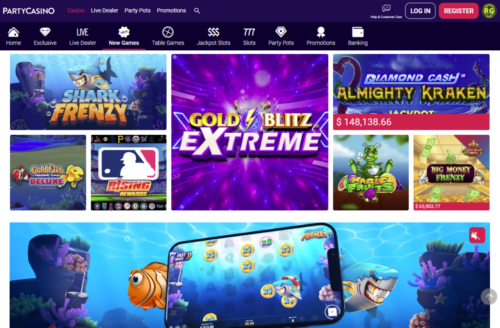 party NJ online casino