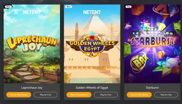 NetEnt NJ Casinos and Slots